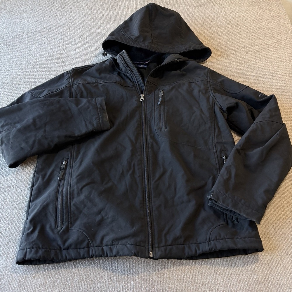 Free Country Men's Odyssey II Flex Super Softshell® Black Jacket Size Large - Picture 2 of 10